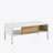 Rattan Coffee Table, Sliding Door For Storage, Metal Legs For Living Room-1778997517-1778997519