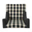 Fauteuil club haut dossier en tissu TODDman