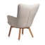 Nekoma Upholstered Accent Chair with Footstool-833743615
