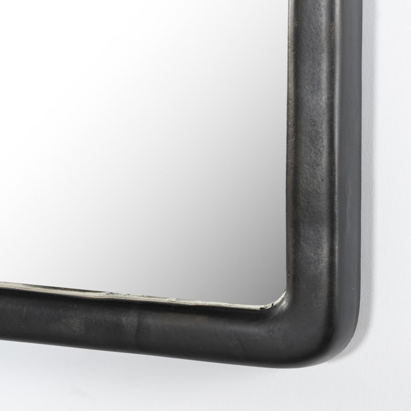 Patz Mantel Mirror, Black Antique
