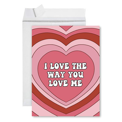 Carte de Saint-Valentin Koyal Wholesale 8,5 X 11, rétro The Way You Love Me