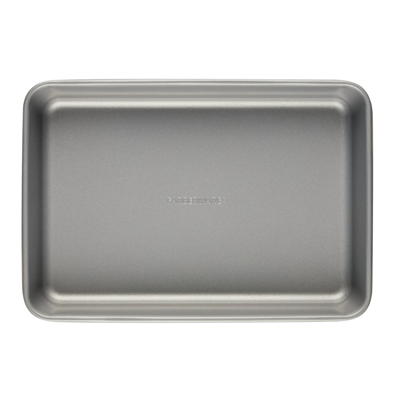 Farberware Silver Steel Nonstick 4-Piece Toaster Oven Bakeware Set