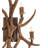 Jamius Wood Candle Wall Light