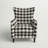 Leia Round Arm Upholstered Armchair with Birch Solid Wood Legs -178516508