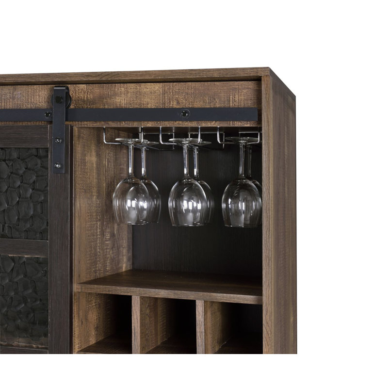 Rustic Sideboard, Black Sideboard, Sideboard With Wine Storage