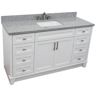 Denzell 61'' Single Bathroom Vanity with Top