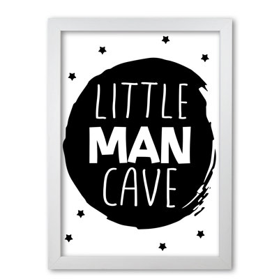 Little Man Cave Circle - Print