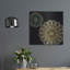 «Midnight Rosette 2» par Chariklia Zarris, art mural en métal-1789108541