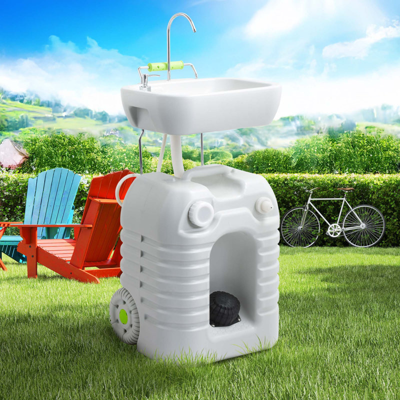 Station de lavage des mains portable 16,5 L avec robinet