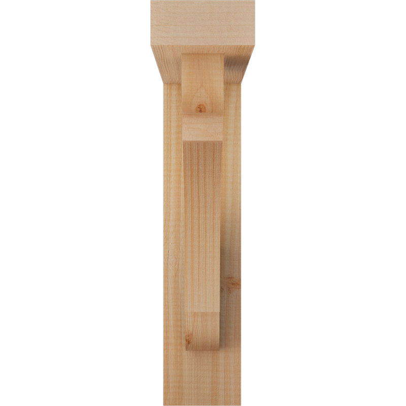 Support de bloc olympique l 3 1/2 po x P 16 po x H 16 po avec entretoise décalée, sapin Douglas, 16 x 16