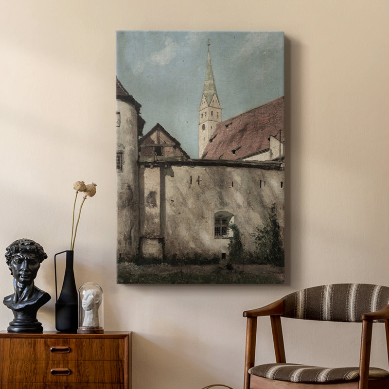 Paysage rétro CXC III - galerie Cavas sur mesure, H 12 po x l 8 po