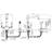 Acqui Two Handle Kitchen Faucet With Side Spray-54438475