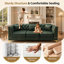 Canapé modulaire Chesterfield avec 3 coussins
