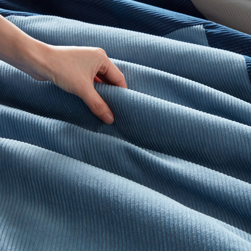 3 Pieces Full/Queen Comforter Set,Blue, Full/Queen Sheet Set + 2 Additional Pieces, Blue