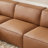 Jaye - 6 Piece Genuine Leather Upholstered Reversible Modular Corner Sectional Sofa with Ottoman