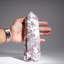 Véritable rubis poli à pointe de quartz de Madagascar (3 lb)