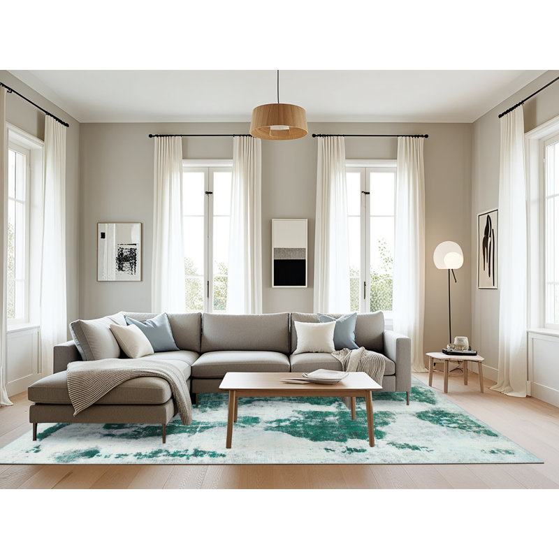 Tapis abstrait moderne 838, Rectangle 8 pi x 12 pi