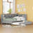 Modern Style Full Size Day Bed With Twin Size Trundle, Daybed With Storage Shelf And USB Charging Ports-1189330204-1189330207