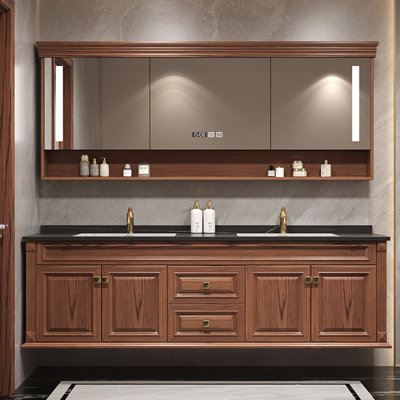 Meuble-lavabo luxueux de style américain