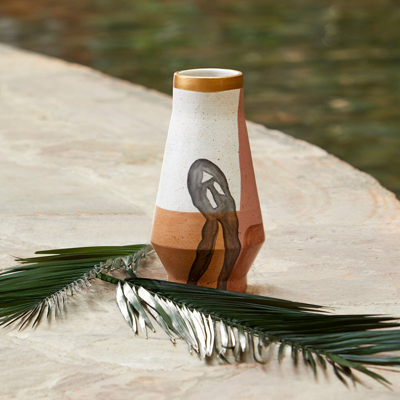 Hiraya Handcrafted Earthenware Table Vase