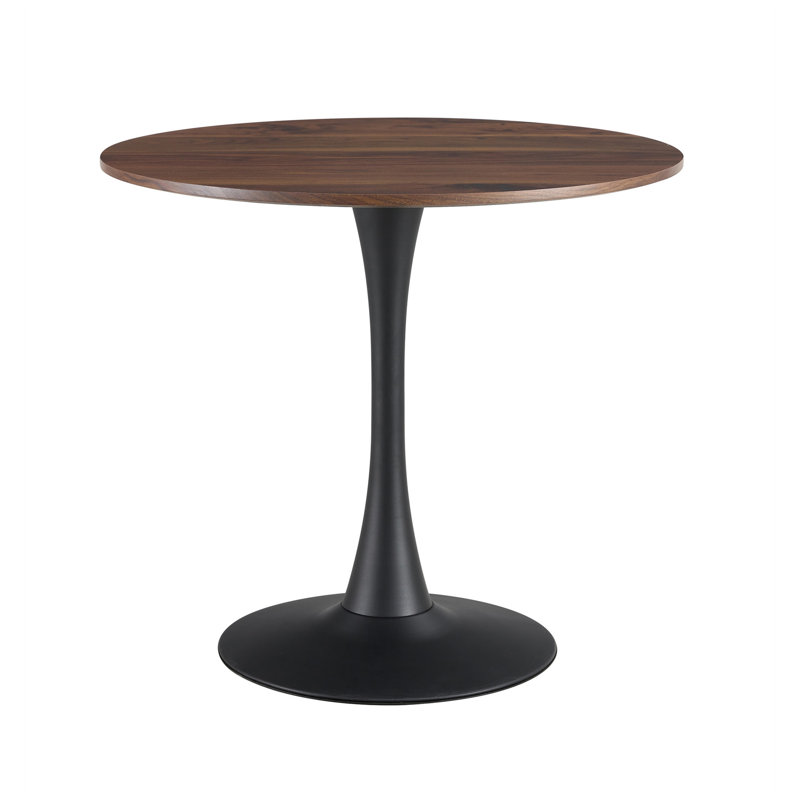 Table de salle à manger (seulement tables, pas de chaises), Bois massif / bois manufacturé, Noir