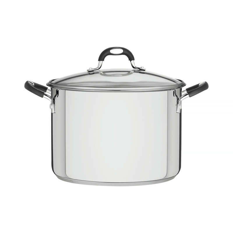 Tramontina Stainless Steel Stock Pot 30cm (15.4l), 30 cm