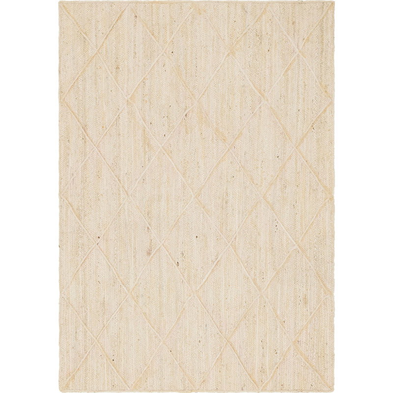 Tapis en jute / sisal tressé à la main Bigbee Southwestern, Rectangle 6 pi x 9 pi