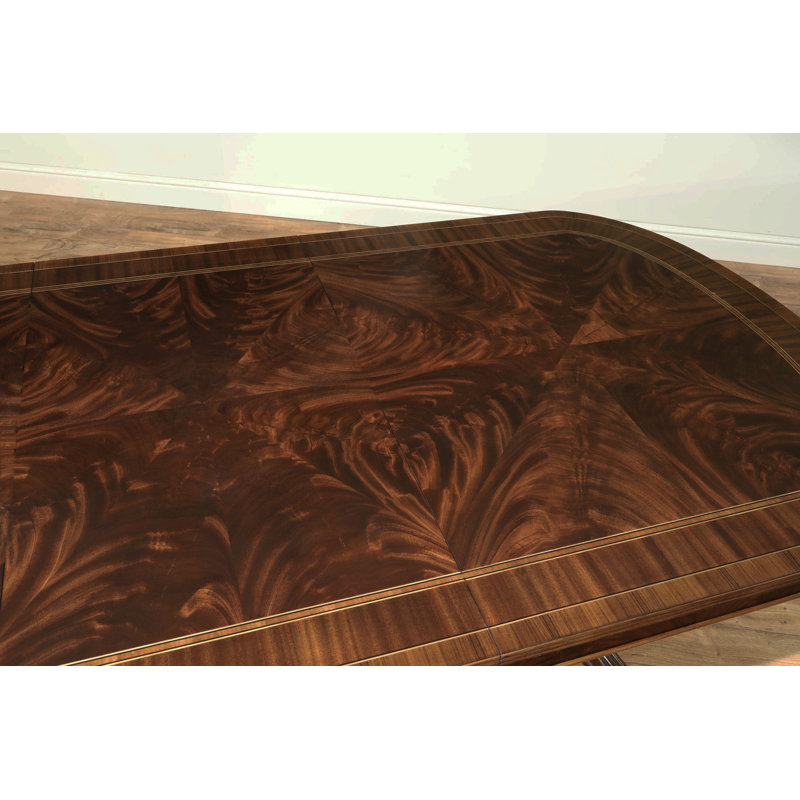 Oval Mahogany Wood Dining Table
