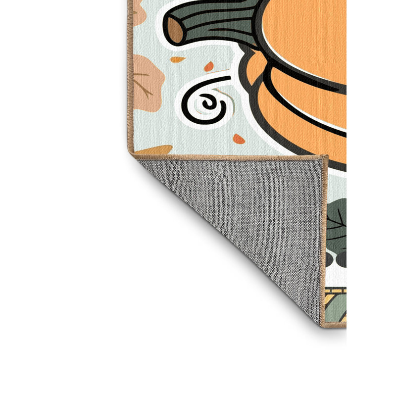 Tapis de Noël lavable The Holiday Aisle®, Rectangle 5 pi x 7 pi
