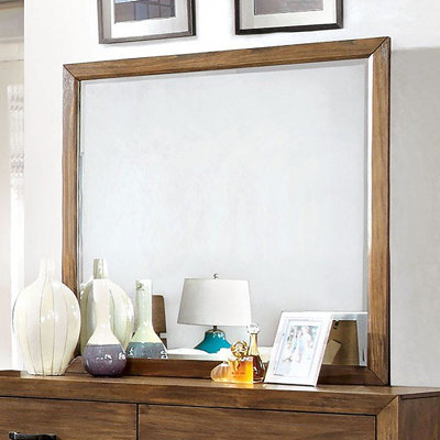 Miroir Leeander en bois de pin récupéré