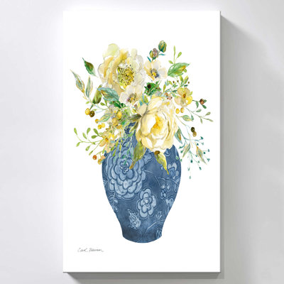 "Sunny Chinoiserie I" par Carol Robinson, reproduction sur toile