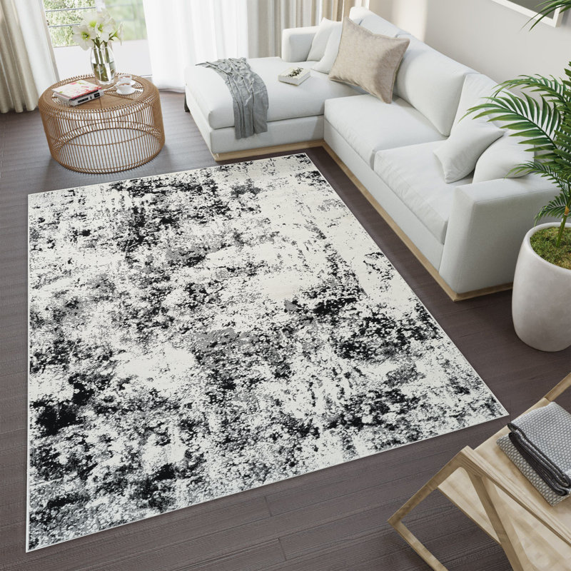 Halbach High-Low Abstract Area Rug, Rectangle 12' x 15'2"