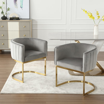 Chaise de baril moderne avec dossier et accoudoirs pour salle à manger, salon et balcon