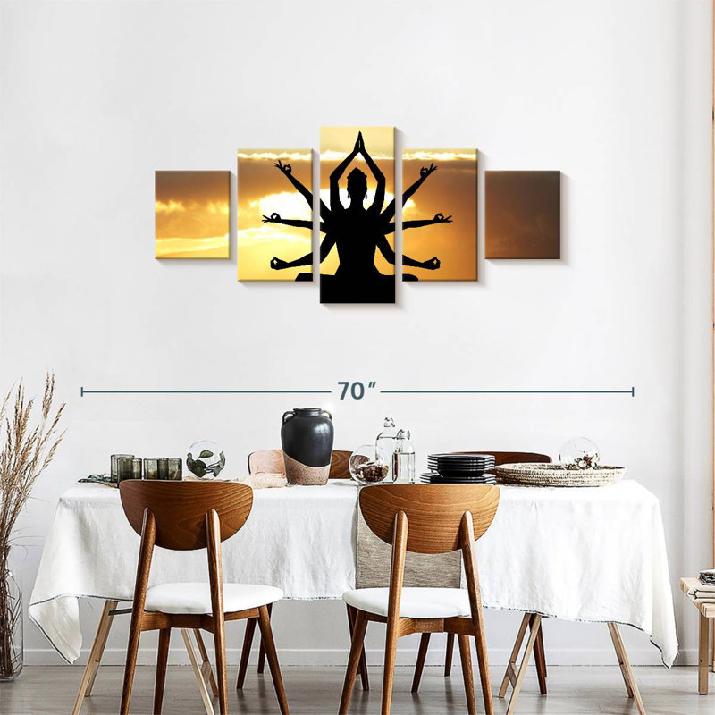  «Goddess Kali, H 24 po x l 55 po