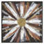 Winter Starburst - peinture sur toile à cadre flottant-46828891-46828889