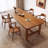 Brown Rectangular Solid Wood Dining Table-671207050