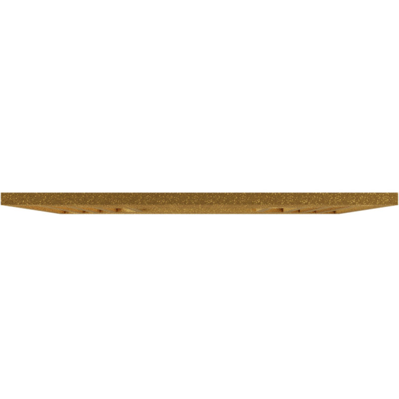 Médaillon de plafond percé en PVC de qualité architecturale Raven, H 40 po x l 40 po x P 1 po, Or