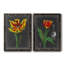 «Midnight Tulip II», reproduction encadrée de qualité supérieure - prête à être accrochée-36278134-36309985-36309997