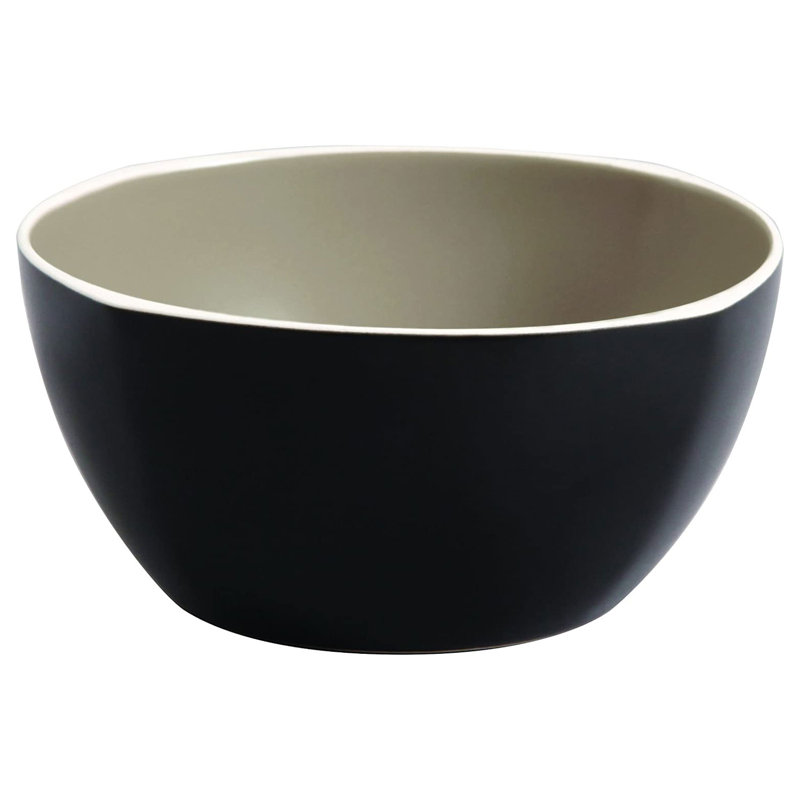 Matte Taupe Square Ceramic Dinnerware Set, Service for 4