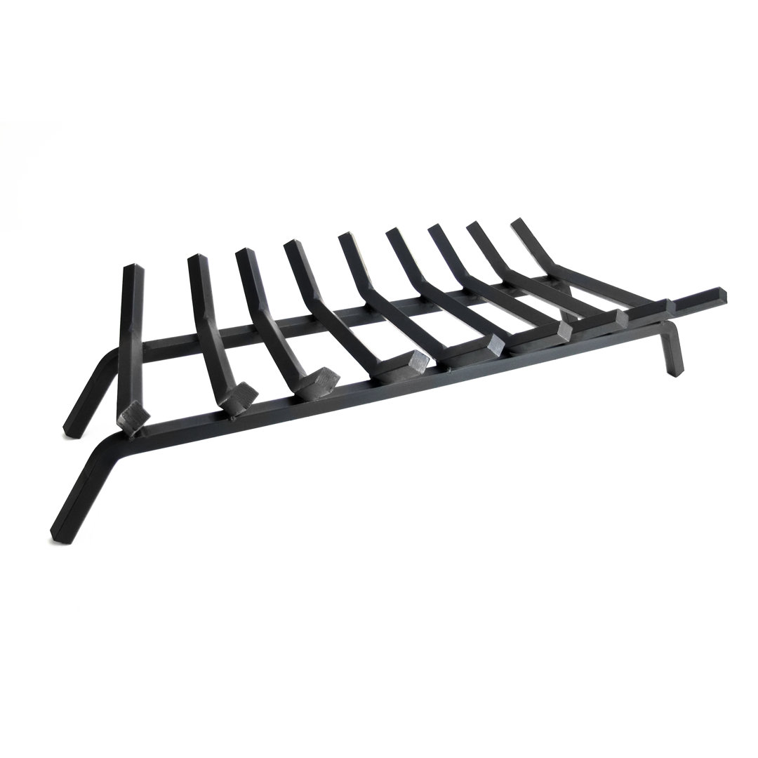Datto Steel Fireplace Grate Symple Stuff Width: 36"