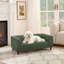 Canapé rectangulaire pour chien avec dossier et accoudoirs pour petits / moyens chiens (vert olive)-1841869313