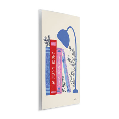 Plaque murale «So Many Books Little Time», conception par Becky Thorns