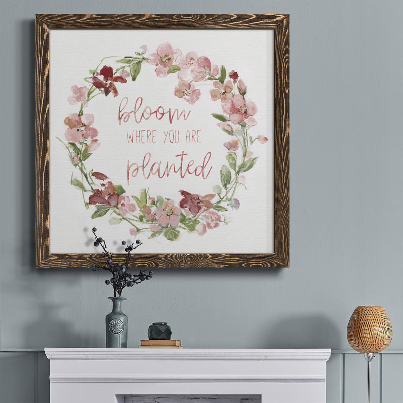 «Succulent Trio I», peinture sur toile encadrée, H 17 po x l 17 po x P 1,5 po, Encadré de bois de noyer
