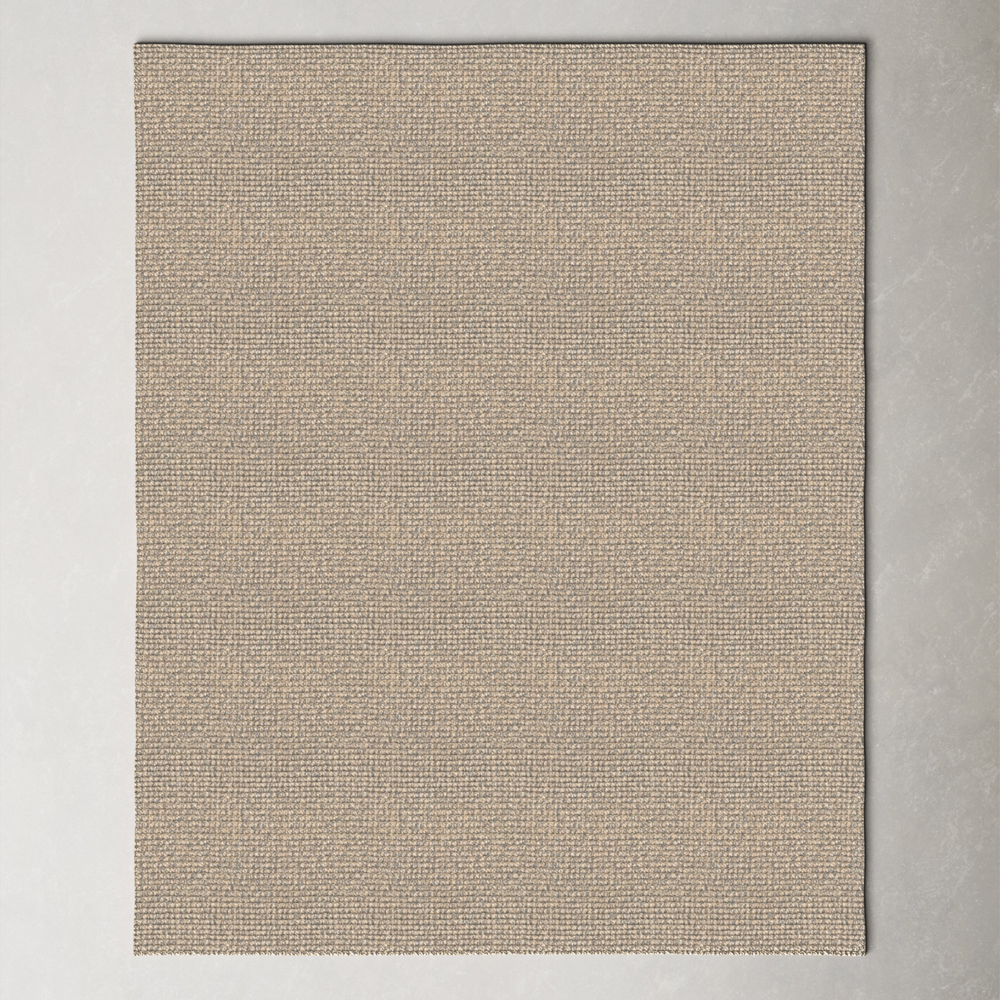 Rolando Handmade Light Gray Rug, Rectangle 10' x 14'