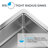 30'' L Undermount Single Bowl Stainless Steel Kitchen Sink