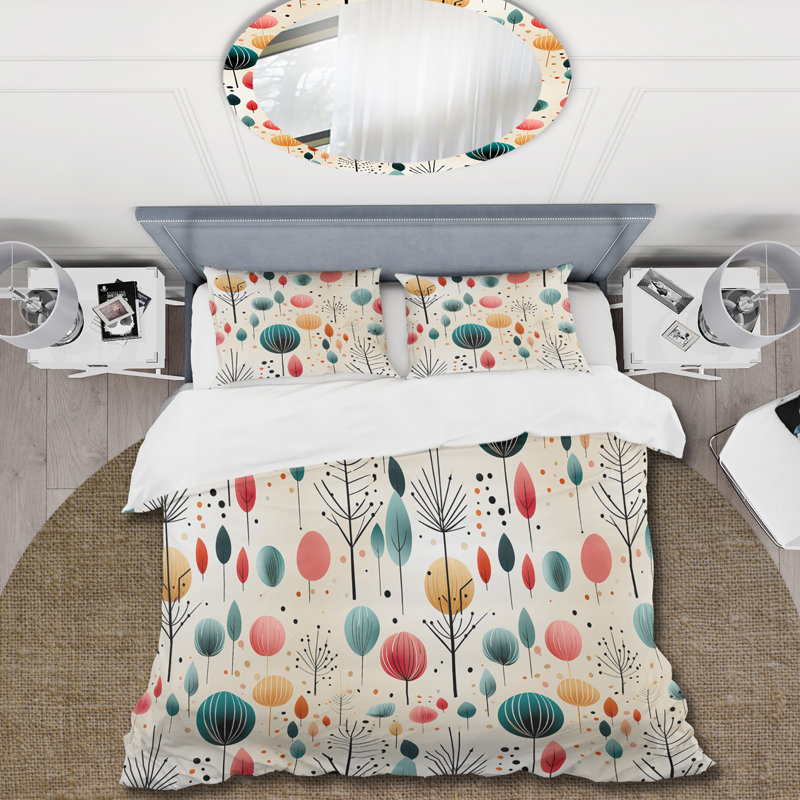 Literie aux couleurs pastel II, Housse de couette pour très grand lit et 2 très