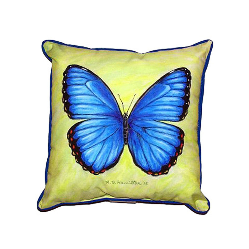 Morpho Morpho Outdoor Square Pillow Cover and Insert, Extra Large
