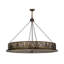 Mountain Pine 8 - Light Drum Chandelier