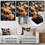 Monochromes jaunes et noirs, œillets, photo I - décoration murale œillets-1591753669-1591753690