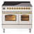 Blanc antique / laiton